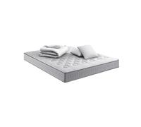 Matelas INITIAL 180x200 ressorts ensachés H23 ferme avec 2 oreillers et couette