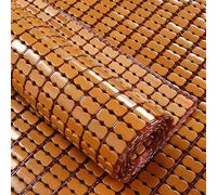Matelas Isolant, Nattes en Bambou Mahjong Carbonisé, Matelas De Couchage D'Été pour Lit Simple Et Double, Tapis Réfrigérant Pliante, Literie Rafraîchissante Et Respirante,LxW-120x190cm/47x75in
