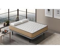 Matelas Kalinka en bambou et deux oreillers 60 x 40 : 120 x 200 cm