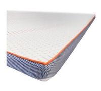 DODO Surmatelas Ergo Latex 160 x 200 cm – 100% Polyester Stretch déhoussable