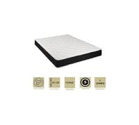 Matelas latex 76 kg/m3 + mousse 35 kg/m3 90x200 x 20 cm - ferme - 7 zones de confort - hypoallergénique