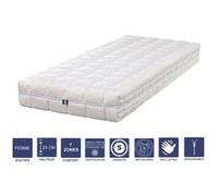 Matelas Latex Naturel 90x190 x 23 cm Ferme - Tissu 100% Coton - Déhoussable Housse Lavable - 7 Zones de Confort - Noyau Poli Lattex HR Dernière Génération - Très Respirant G