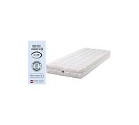 Matelas Latex Naturel 90x200 x 21 cm Ferme - Déhoussable Housse Lavable - 7 Zones de Confort - Noyau Poli Lattex HR Dernière Génération - Très
