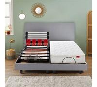 Matelas 2 x 100 x 200 Balade ferme 2x100, Ressorts ensachés, 22.5 cm