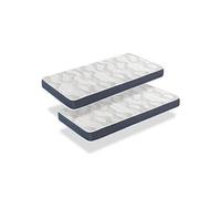 Matelas lot 2 ergo confort 80x160 épaisseur 14 cm - rembourrage super soft - juvénil - idéal pour les lits gigognes
