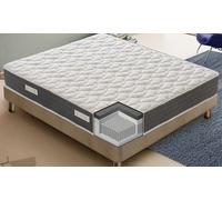 Matelas Luna à ressorts indépendants 11 zones de confort : 135 x 200 cm