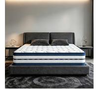 Matelas Memoire de Forme 140x200 cm - Ép 28cm - Luxe Literie - Durable - Respirante - Fermeté Moyenne H3 - Haute Résilience