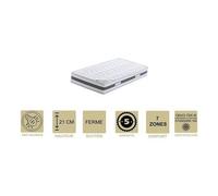 Matelas Mémoire de Forme 62 Kg/m3 120x200 x 21 cm Ferme - 7 Zones de Confort - Noyau Aertech+ 35 Kg/m3 HR Haute Densité - Hypoallergénique