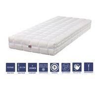 Matelas Mémoire de Forme + Alèse 120x190 x 20 cm Ferme - Déhoussable Housse Lavable - 7 Zones de Confort - Noyau Poli Lattex HR Dernière Génération - Très Respirant G