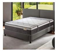 Matelas Mémoire de Forme Ferme - 27 cm - Noyau HR Haute Résilience - 7 Zones - Soutien Lombaire - Respirant (110x200)