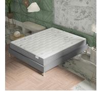 Matelas MÉMOIRE DE FORME & RESSORTS ENSACHÉS 120x190cm November Galice Hybrid- Indépendance Couchage 7 Zones & Adaptatif- Ép 25cm