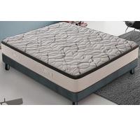 Matelas Memory Gel et revêtement en tissu carbone à 7 zones : 160 x 190 / 15 cm
