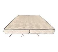 Matelas Mi-Ferme Pour tous Clic Clac 120x190 x 14 cm + Oreiller Visco - Ressorts Premium + Latex - Dim Assise 60 cm - 5 zones de Confort - Haute Resi G