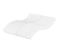 Matelas mousse 120x220 cm vidaxl soutien moelleux epaisseur 17 cm housse de matelas G