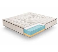 Simpur Matelas RELAX IMPERIAL CACHEMIRE® 135x190 cm – Mousse mémoire 25 cm, accueil moelleux