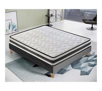 Matelas Mousse 135x190 cm, FENIS - Epaisseur 20 cm - Réversible