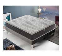 Matelas Mousse 135x190 cm, SILVERSAFE - Accueil Mémoire De Forme - Epaisseur 21 Cm