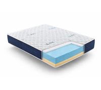 Matelas mousse 135x190 cm soutien moelleux epaisseur 25 cm