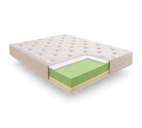 Matelas mousse 135x190 crystal royalty mousse confort multizone épaisseur 30 cm ferme - 7 zones de confort