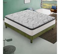 Matelas Mousse 135x200 cm DELUXE - Epaisseur 30 Cm - Réversible - Côté Été/hiver