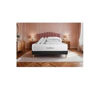 Matelas mousse 140x190 cm accueil enveloppant soutien ferme epaisseur 30 cm 7 zones housse de matelas oreiller(s)