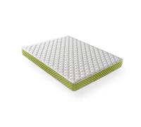 Matelas Mousse 140x190 Evergreen - Ferme - Réversible - Côté Été/hiver - H15 Cm