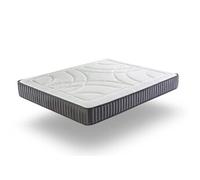 Matelas mousse 140x200 cm soutien medium 7 zones epaisseur 25 cm accueil souple