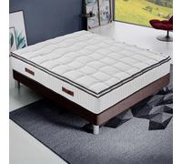 Matelas Mousse 150x190 cm ROYAL - Accueil Mémoire De Forme - Epaisseur 24 cm - Ferme