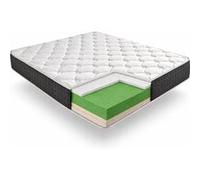 Matelas mousse 150x190 cm simpur soutien moelleux epaisseur 30 cm 1 zones G