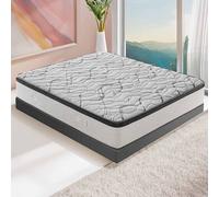 Matelas Mousse 150x200 cm DELUXE - Epaisseur 15 Cm - Réversible - Côté Été/hiver