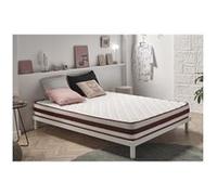 Moonia Matelas First Class Edition Haute Durabilité Anti-acariens 160 X 200cm Blanc