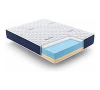 Matelas 180x200 real confort - mousse à confort multizone visco soft épaisseur 25 cm double face été-hiver