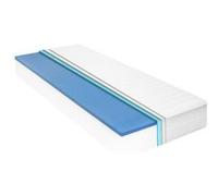 vidaXL Matelas 180x200 cm Mousse à mémoire de forme Visco 18 cm H2 Blanc