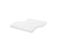 vidaXL Matelas en mousse 180x220 cm 7 zones dureté 20 ILD épaisseur 10 cm blanc