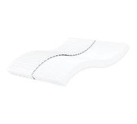 vidaXL Matelas en mousse blanc 200x200 cm dureté H2 H3