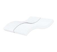 vidaXL Matelas en mousse blanc 200x210 cm dureté H2 H3