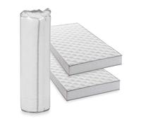 Matelas mousse 2x90x190 cm deko dream accueil ferme soutien ferme épaisseur 14 cm 5 zones