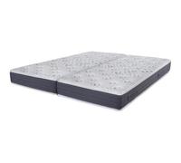 Matelas mousse 2x90x200 Madere - Mousse - Hauteur 24 cm - 3 zones - Soutien ferme
