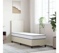 Matelas mousse 70x200 cm vidaxl accueil ferme soutien souple epaisseur 17 cm 5 zones housse de matelas G