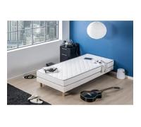 Deko Dream Matelas Kiva 90x190 cm, Mousse Polyuréthane Ferme 16 cm, 5 Zones de Confort, Densité 30 kg/m3, Livré Roulé