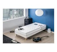 Deko Dream Matelas Kiva 90 x 200 cm - Mousse polyuréthane 16 cm d'épaisseur, confort ferme, densité 30 kg/m3, 5 zones de confort, coutil microfibre
