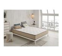 Moonia Matelas Bamboo Fresh Viscosoft Haute Durabilité Anti-acariens 90x190cm Blanc