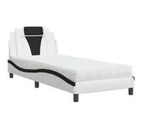 Matelas mousse 90x190 cm vidaxl soutien non communique Non spécifié zones + housse de matelas + oreiller(s) Blanc G