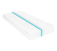 vidaXL Matelas 90x200 cm 7 zones Mousse PU épaisseur 16 cm H2/H3