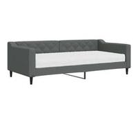 Matelas mousse 90x200 cm vidaxl soutien non communique épaisseur 26.5 cm Non spécifié zones + housse de matelas Gris G