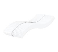 vidaXL Matelas en mousse blanc 90x210 cm dureté H2 H3