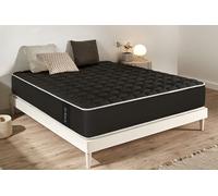 Moonia Matelas Air Black – Mousse à mémoire de forme, Confort multizone, Duo-System 150x190 cm