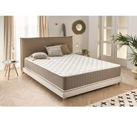 Moonia Matelas Magnum Fermeté Élevée/Moyenne Memoire de Forme Hauteur +/- 30 cm 140x200cm Beige