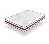 Moonia Matelas First Class Edition Haute Durabilité Anti-acariens 135 X 200cm Blanc