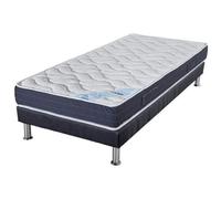 Matelas mousse + Sommier SR9 Deco 80x200 Melior - H. 20 cm - Soutien ferme